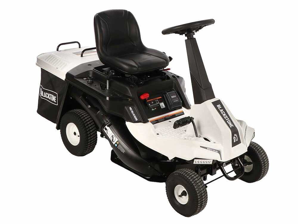 blackstone raven 61 750 csm tracteur tondeuse mini rider moteur de 224 cm3 démarrage électrique