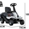 blackstone raven 61 750 csm tracteur tondeuse mini rider moteur de 224 cm3 démarrage électrique