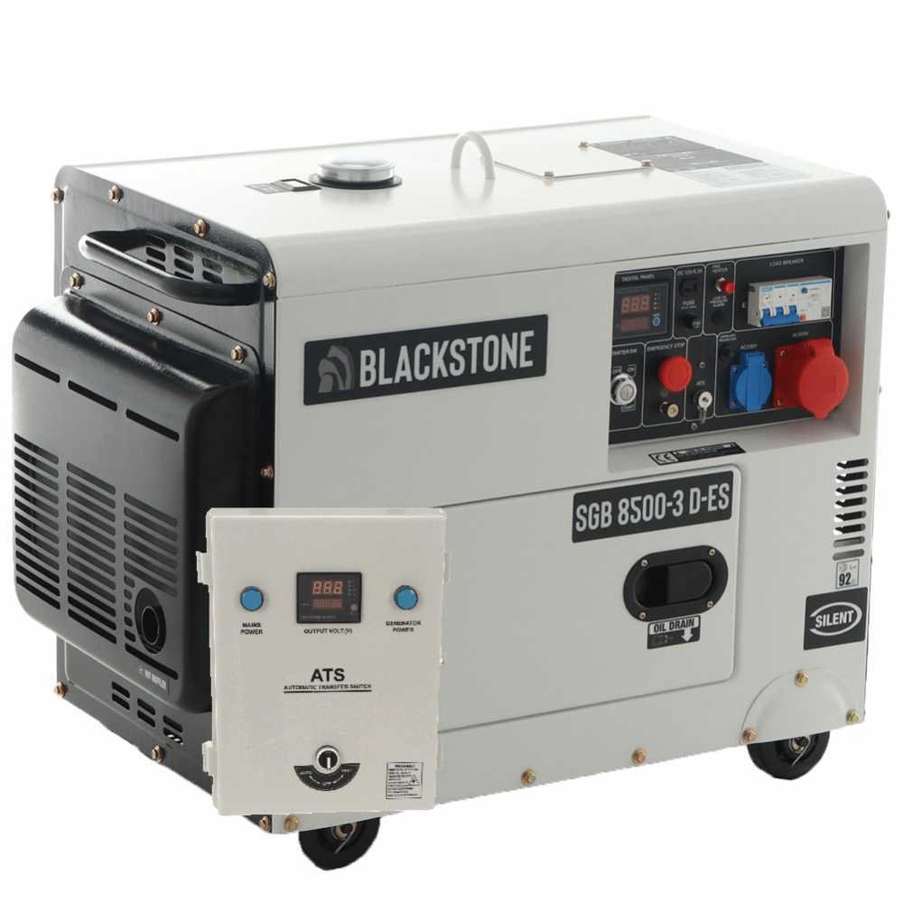 blackstone sgb 8500 3 d es groupe électrogène diesel triphasé 6.3 kw tableau ats inclus blackstone sgb 8500 3 d es groupe électrogène diesel triphasé 6.3 kw tableau ats inclus