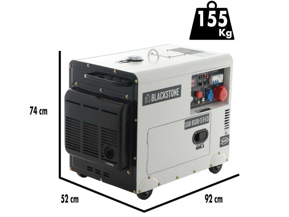 blackstone sgb 8500 3 d es groupe électrogène diesel triphasé 6.3 kw tableau ats inclus - Machines territoires blackstone sgb 8500 3 d es groupe électrogène diesel triphasé 6.3 kw tableau ats inclus