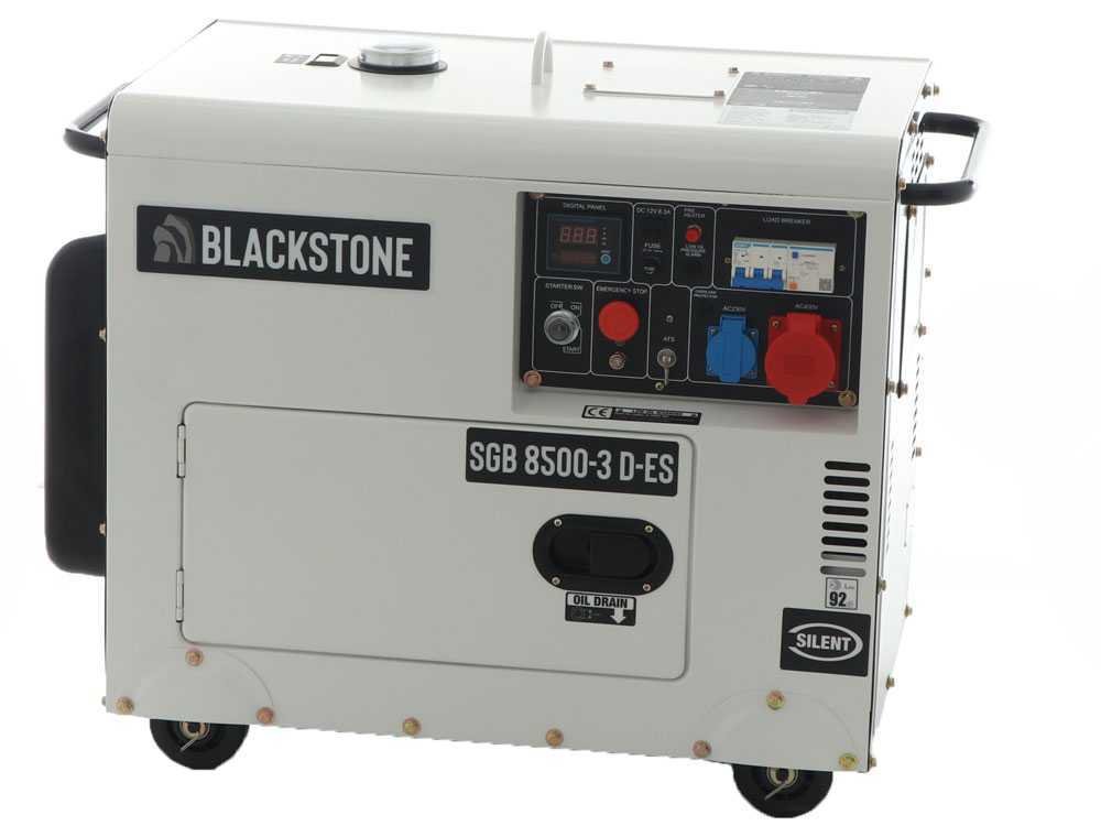 blackstone sgb 8500 3 d es groupe électrogène diesel triphasé puissance nominale 6.3 kw