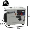 blackstone sgb 8500 d es fp groupe électrogène diesel fullpower puissance nominale 6.3 kw - Machines territoires blackstone sgb 8500 d es fp groupe électrogène diesel fullpower puissance nominale 6.3 kw