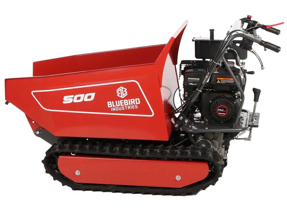 blue bird carrier 500 dh brouette à moteur à chenilles benne dumper capacité 500 kg - Machines territoires blue bird carrier 500 dh brouette à moteur à chenilles benne dumper capacité 500 kg