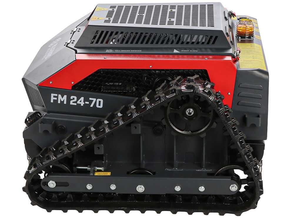 blue bird fm 24 70 robot tondeuse hybride radiocommandé