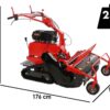 blue bird fm860 tondeuse débroussailleuse à couteaux loncin g420f