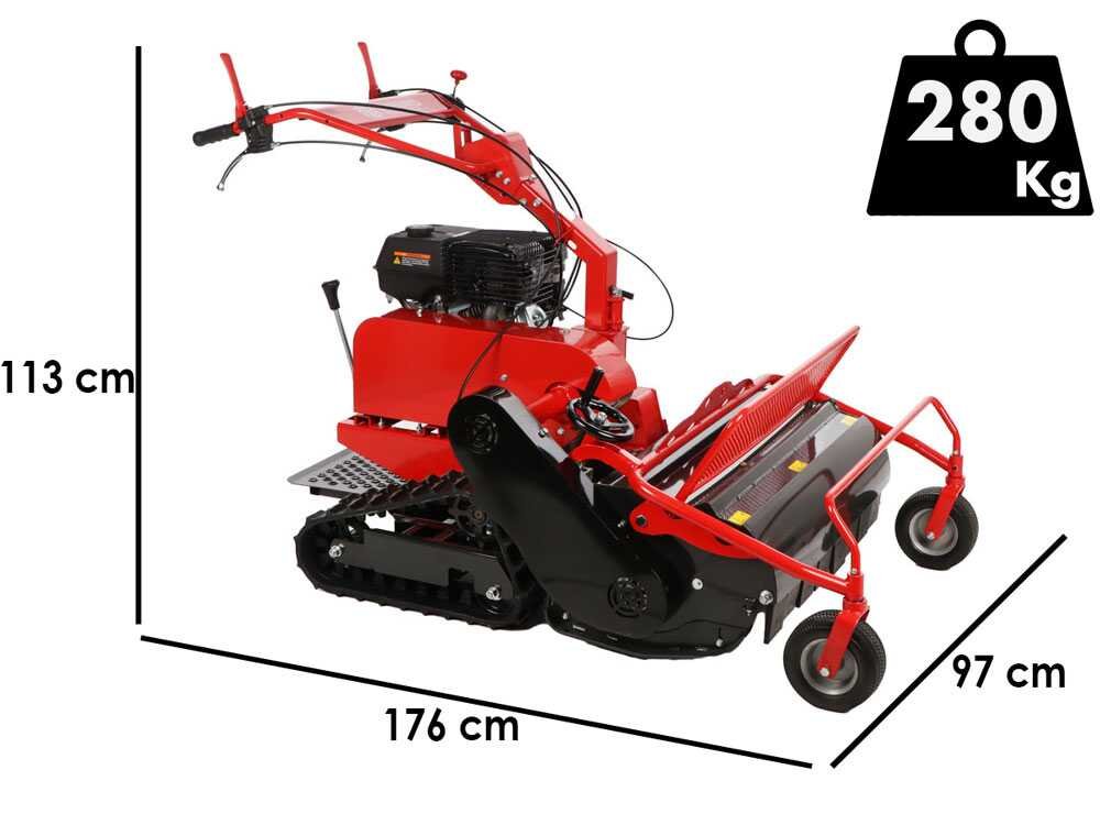 blue bird fm860 tondeuse débroussailleuse à couteaux loncin g420f