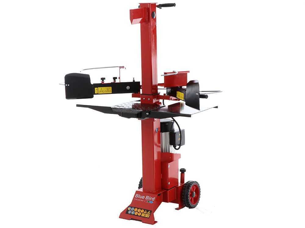 blue bird log splitter lse 7000 fendeuse à bois électrique verticale 230v