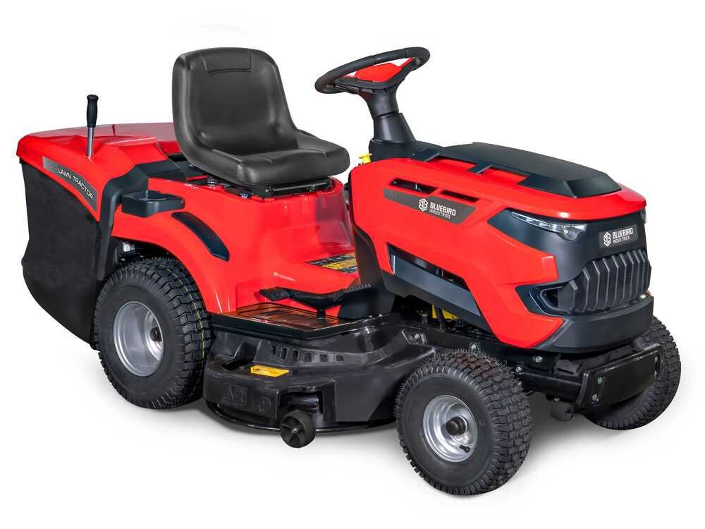 blue bird lt c102h twin tracteur tondeuse avec boîte hydrostatique bac de ramassage 245 l