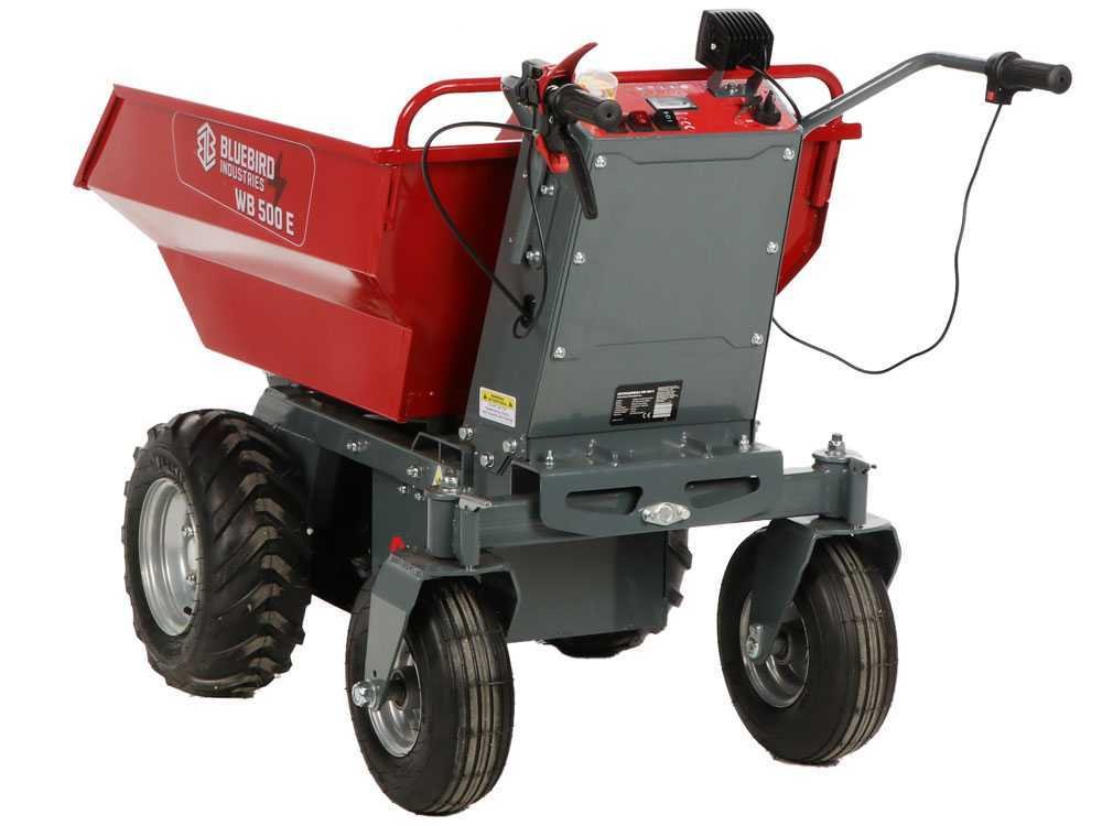 blue bird wb 500e brouette motorisée sur batterie 48 v 32 ah benne dumper blue bird wb 500e brouette motorisée sur batterie 48 v 32 ah benne dumper