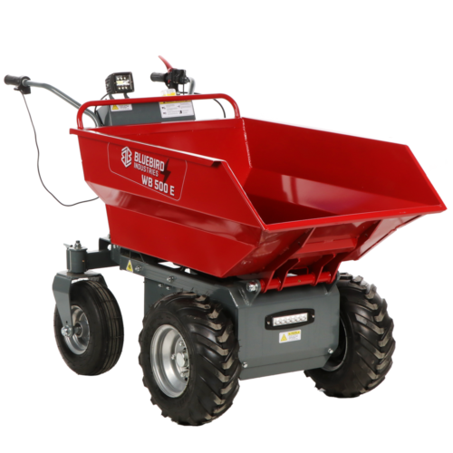 blue bird wb 500e brouette motorisée sur batterie 48 v 32 ah benne dumper blue bird wb 500e brouette motorisée sur batterie 48 v 32 ah benne dumper