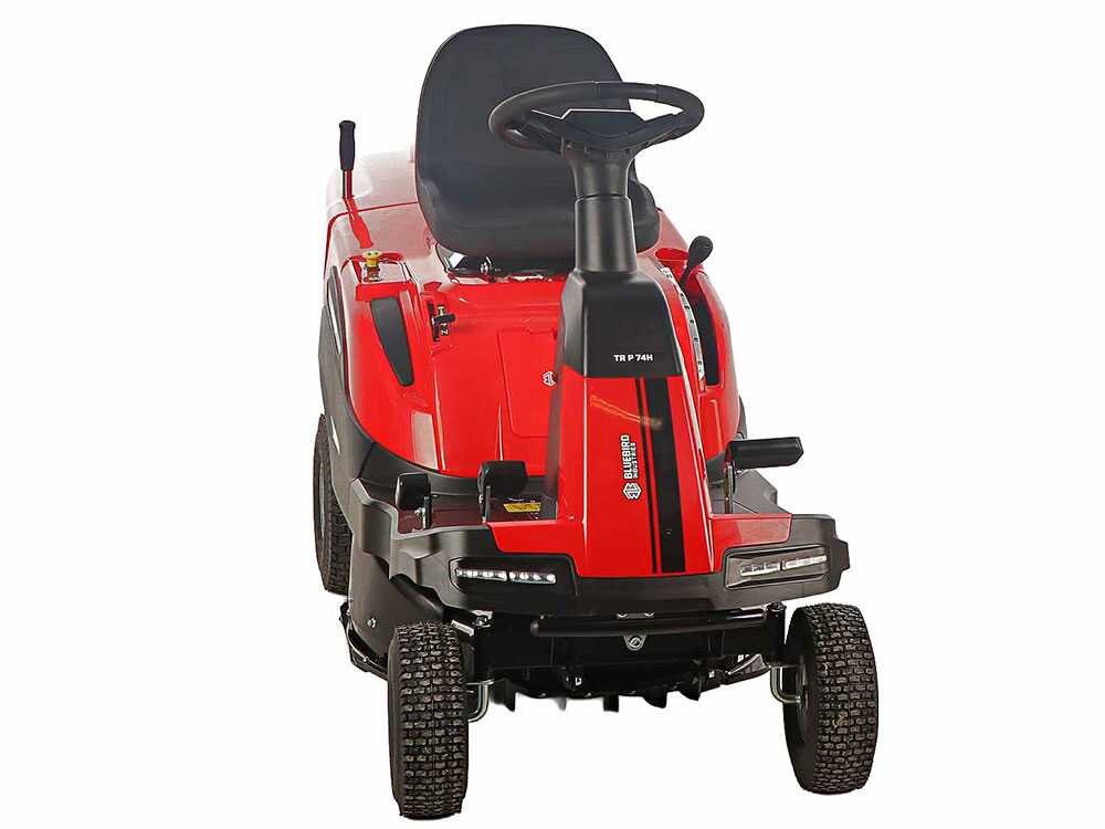 bluebird tr p 74h tracteur tondeuse mini rider moteur 352 cm3 démarrage électrique