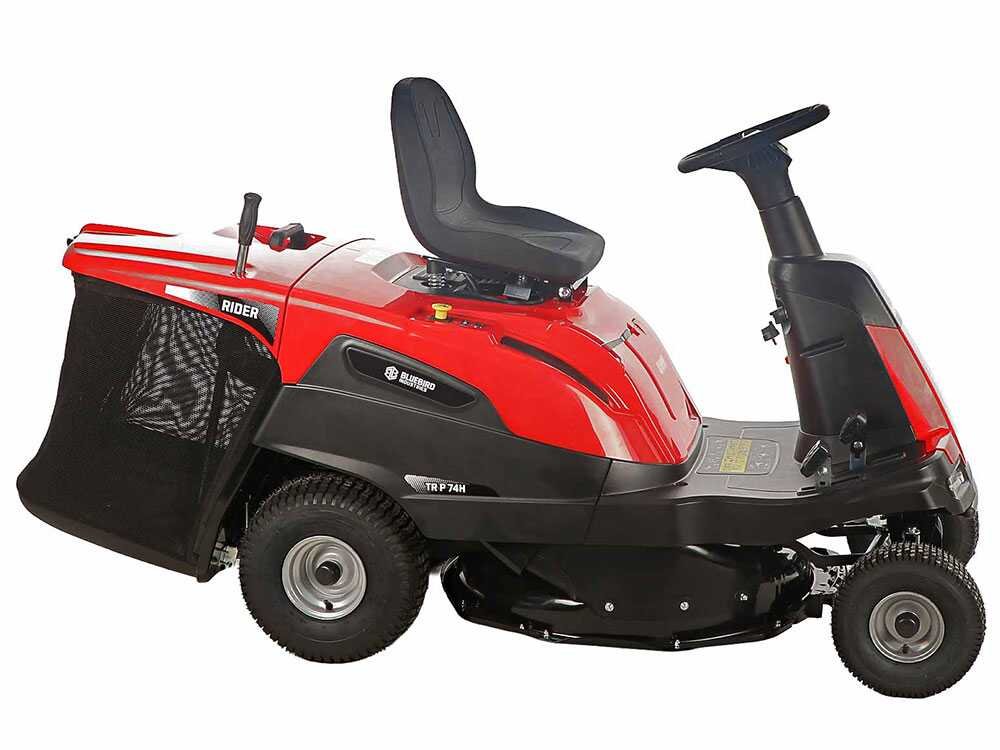bluebird tr p 74h tracteur tondeuse mini rider moteur 352 cm3 démarrage électrique
