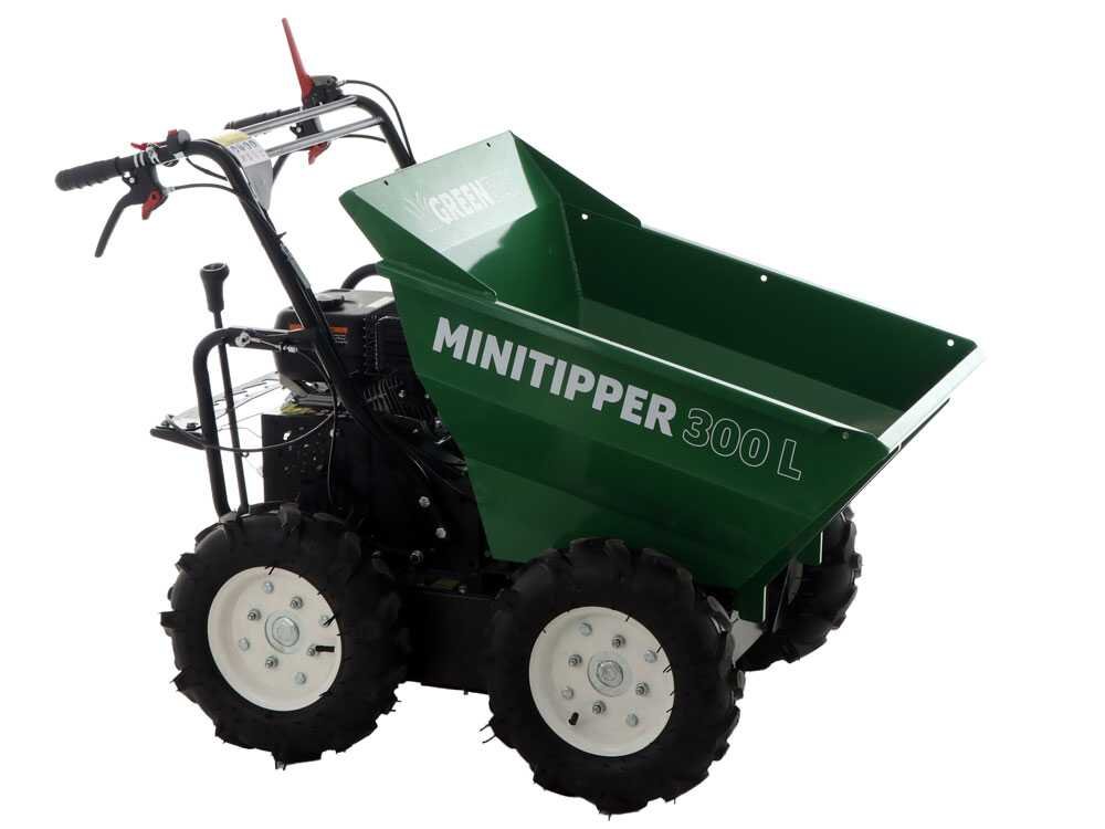 brouette 4x4 à essence greenbay minitipper 300 l moteur loncin g200f - Machines territoires brouette 4x4 à essence greenbay minitipper 300 l moteur loncin g200f