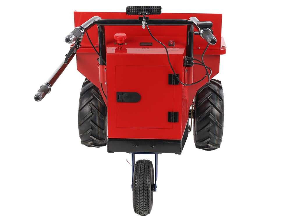 brouette à batterie geotechpro mini dumper car e300 caisson dumper manuel 300kg
