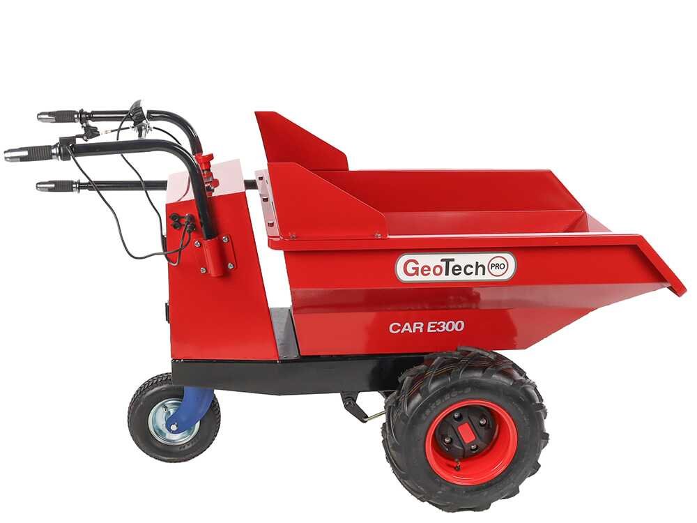 brouette à batterie geotechpro mini dumper car e300 caisson dumper manuel 300kg