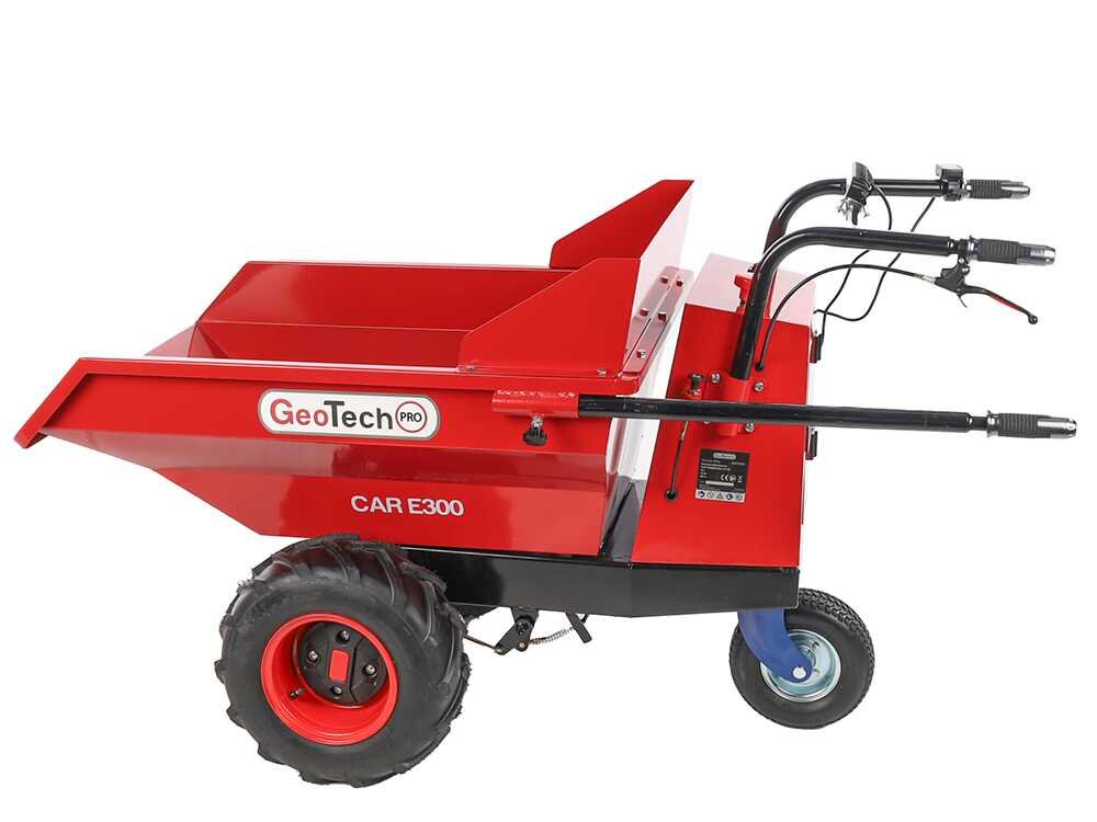 brouette à batterie geotechpro mini dumper car e300 caisson dumper manuel 300kg