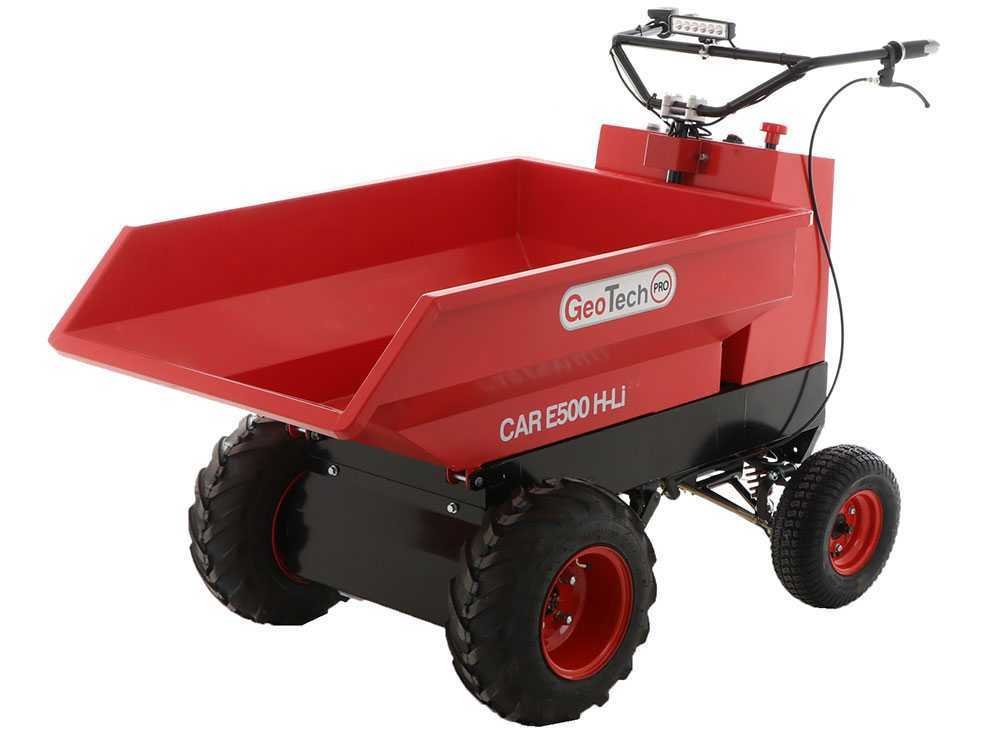 brouette à batterie geotechpro mini dumper car e500 h li caisson dumper 500kg - Machines territoires brouette à batterie geotechpro mini dumper car e500 h li caisson dumper 500kg