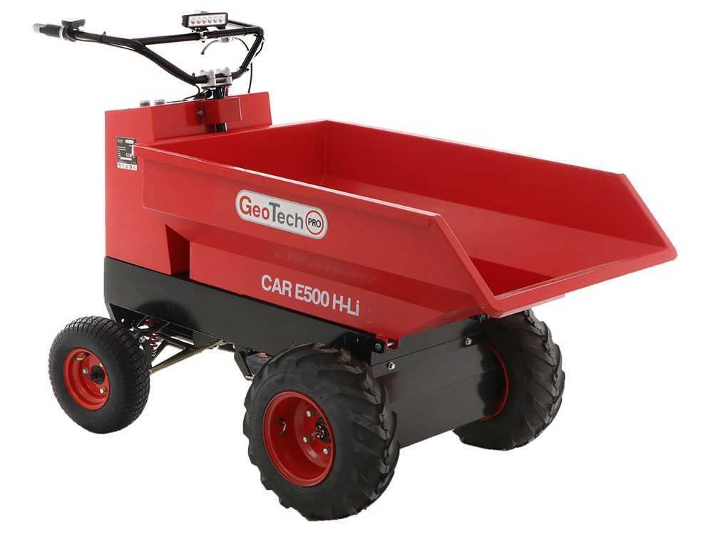 brouette à batterie geotechpro mini dumper car e500 h li caisson dumper 500kg - Machines territoires brouette à batterie geotechpro mini dumper car e500 h li caisson dumper 500kg