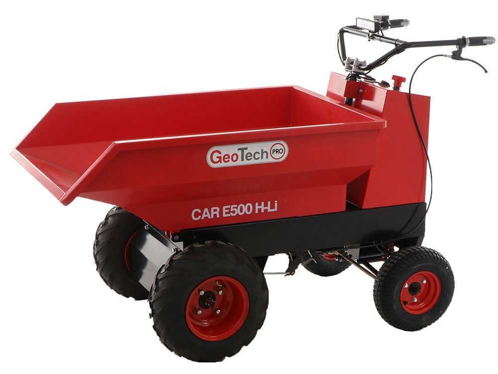brouette à batterie geotechpro mini dumper car e500 h li caisson dumper 500kg - Machines territoires brouette à batterie geotechpro mini dumper car e500 h li caisson dumper 500kg