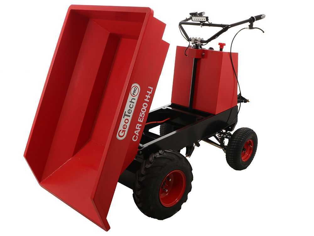 brouette à batterie geotechpro mini dumper car e500 h li caisson dumper 500kg - Machines territoires brouette à batterie geotechpro mini dumper car e500 h li caisson dumper 500kg