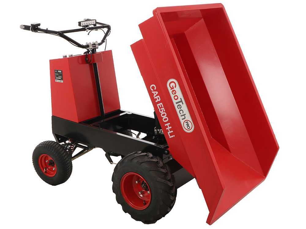 brouette à batterie geotechpro mini dumper car e500 h li caisson dumper 500kg - Machines territoires brouette à batterie geotechpro mini dumper car e500 h li caisson dumper 500kg