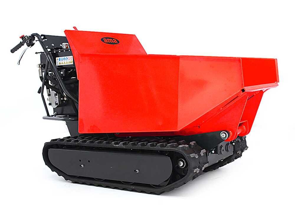 brouette à chenilles ama tag500td avec benne dumper hydraulique charge 500 kg - Machines territoires brouette à chenilles ama tag500td avec benne dumper hydraulique charge 500 kg