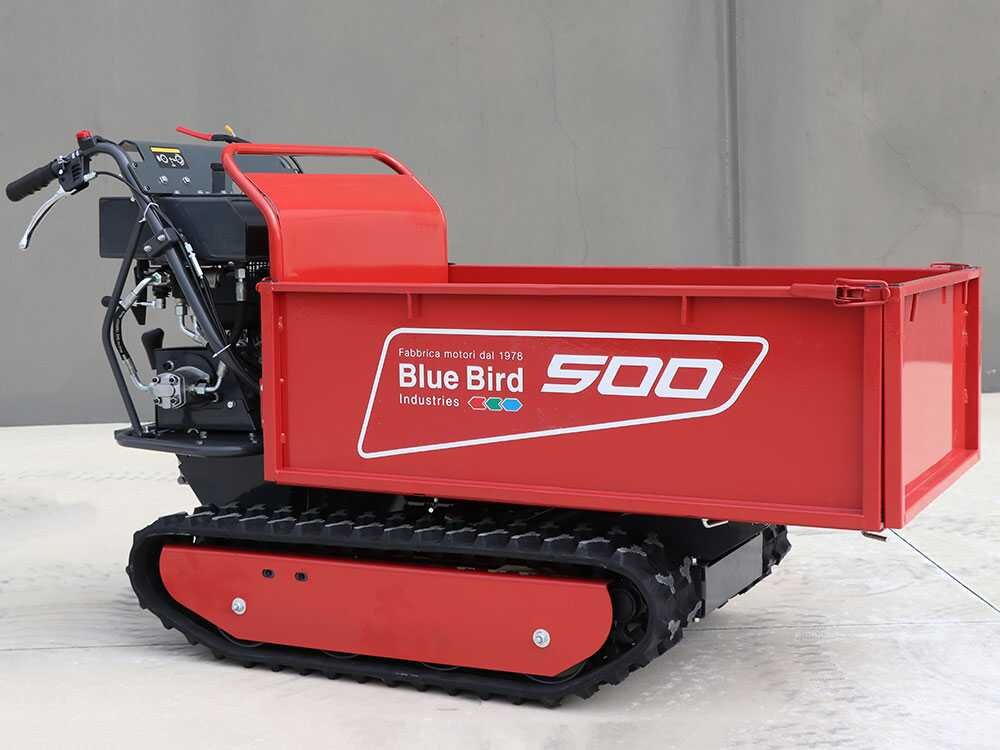brouette à chenilles blue bird transporter 500 h caisson extensible avec charge de 500 kg - Machines territoires brouette à chenilles blue bird transporter 500 h caisson extensible avec charge de 500 kg