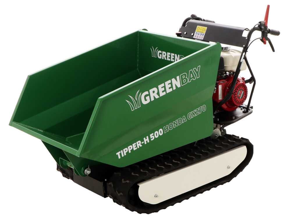 brouette à chenilles dumper greenbay tipper h 500 moteur honda gx270 - Machines territoires brouette à chenilles dumper greenbay tipper h 500 moteur honda gx270