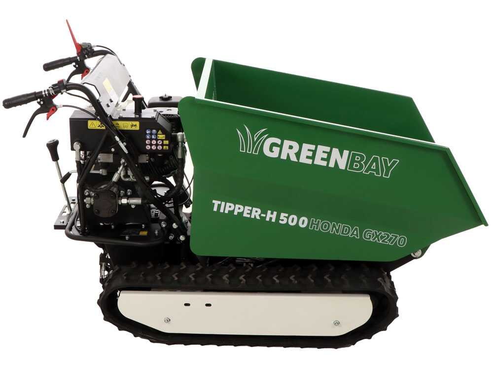 brouette à chenilles dumper greenbay tipper h 500 moteur honda gx270 - Machines territoires brouette à chenilles dumper greenbay tipper h 500 moteur honda gx270