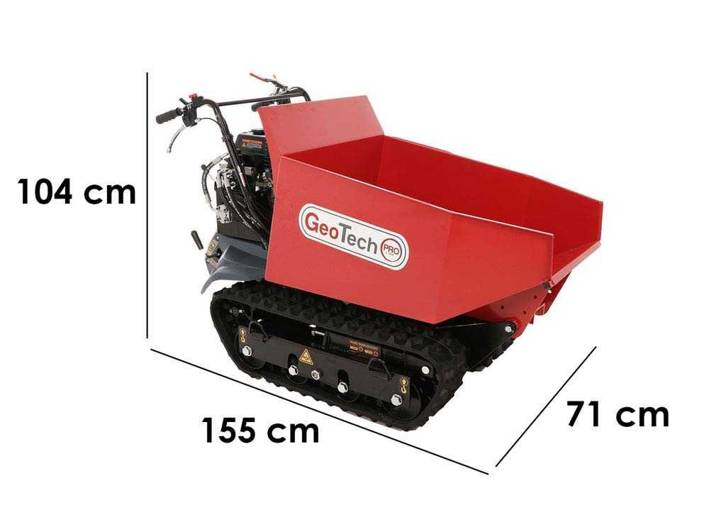 brouette à chenilles geotechpro geoporter h 540d hydro caisson dumper hydraulique 500kg - Machines territoires brouette à chenilles geotechpro geoporter h 540d hydro caisson dumper hydraulique 500kg