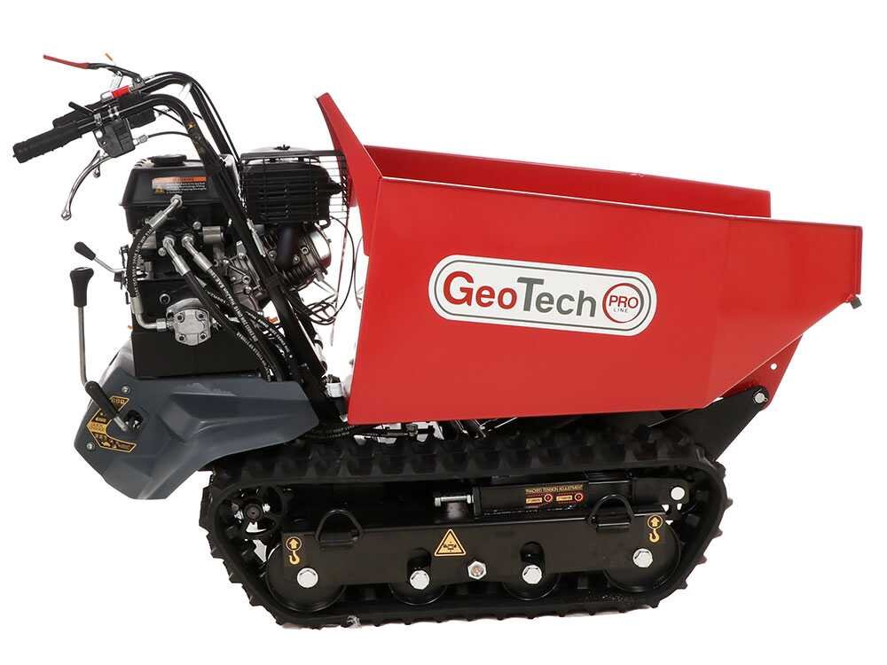 brouette à chenilles geotechpro geoporter h 540d hydro caisson dumper hydraulique 500kg brouette à chenilles geotechpro geoporter h 540d hydro caisson dumper hydraulique 500kg
