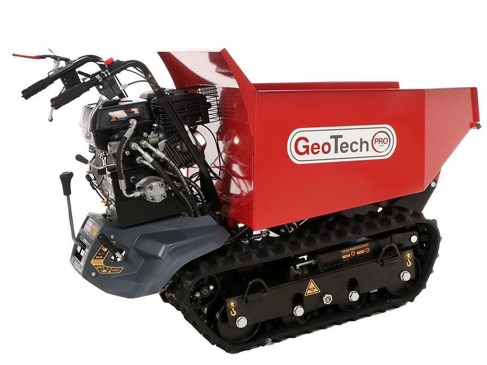 brouette à chenilles geotechpro geoporter h 540d hydro caisson dumper hydraulique 500kg brouette à chenilles geotechpro geoporter h 540d hydro caisson dumper hydraulique 500kg
