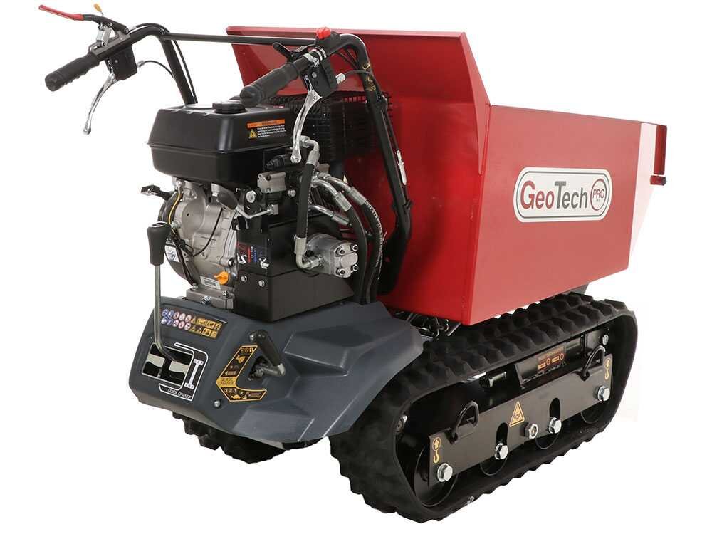 brouette à chenilles geotechpro geoporter h 540d hydro caisson dumper hydraulique 500kg - Machines territoires brouette à chenilles geotechpro geoporter h 540d hydro caisson dumper hydraulique 500kg