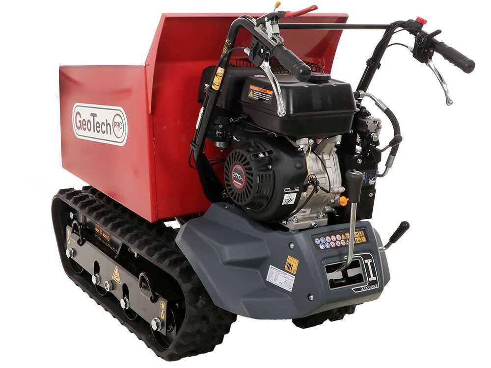 brouette à chenilles geotechpro geoporter h 540d hydro caisson dumper hydraulique 500kg - Machines territoires brouette à chenilles geotechpro geoporter h 540d hydro caisson dumper hydraulique 500kg