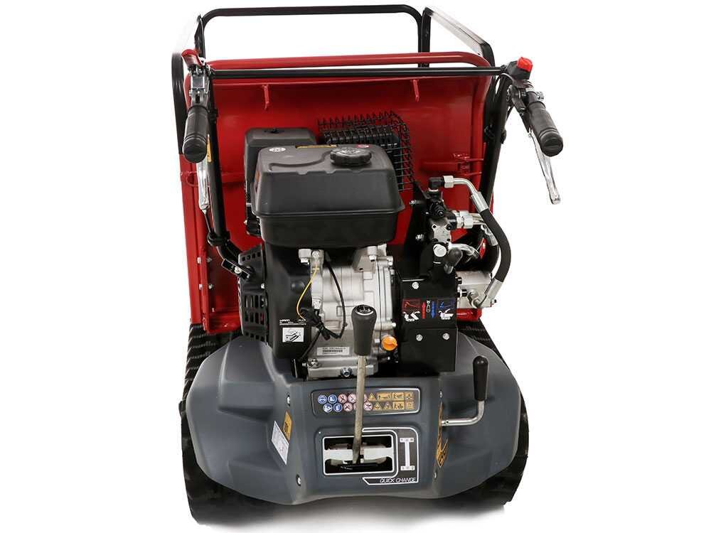 brouette à chenilles geotechpro geoporter h 540e hydro caisson extensible hydraulique 500kg