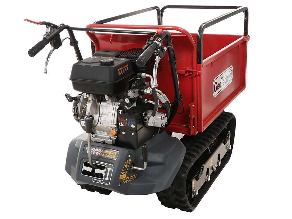 brouette à chenilles geotechpro geoporter h 540e hydro caisson extensible hydraulique 500kg