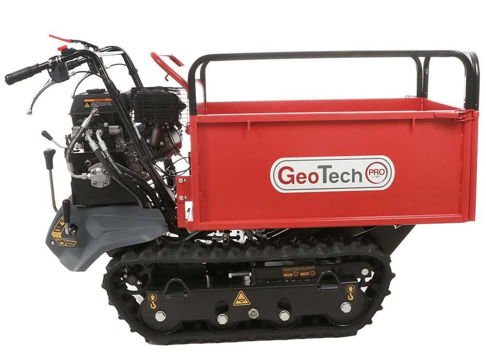 brouette à chenilles geotechpro geoporter h 540e hydro caisson extensible hydraulique 500kg