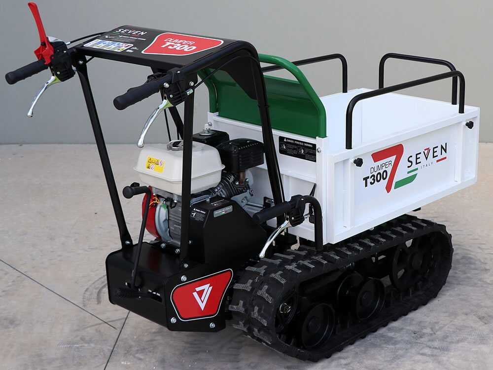 brouette à chenilles seven italy t300 gx benne extensible capacité de charge 300 kg brouette à chenilles seven italy t300 gx benne extensible capacité de charge 300 kg