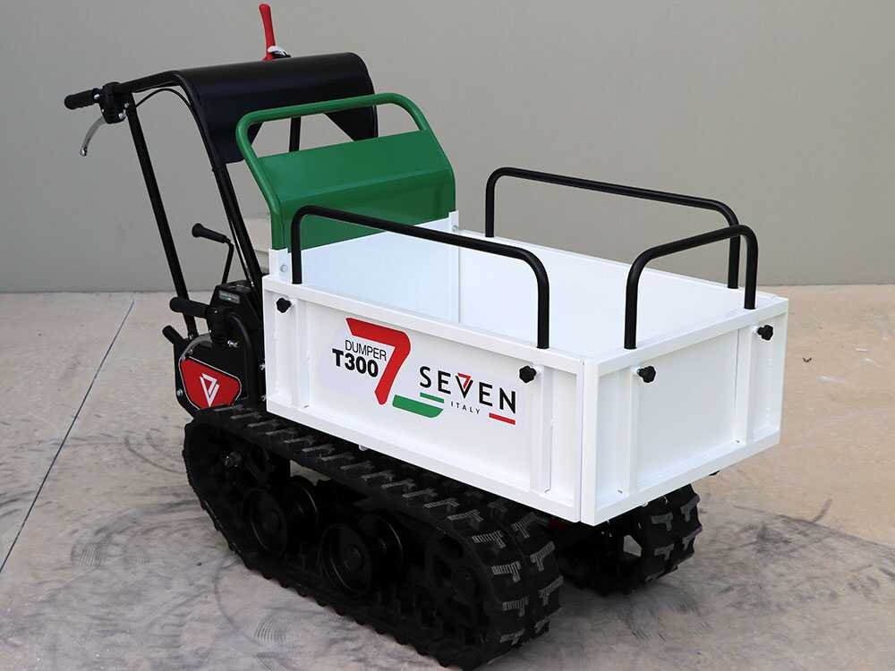 brouette à chenilles seven italy t300 gx benne extensible capacité de charge 300 kg brouette à chenilles seven italy t300 gx benne extensible capacité de charge 300 kg