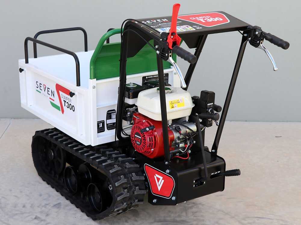 brouette à chenilles seven italy t300 gx e benne extensible charge 300 kg - Machines territoires brouette à chenilles seven italy t300 gx e benne extensible charge 300 kg