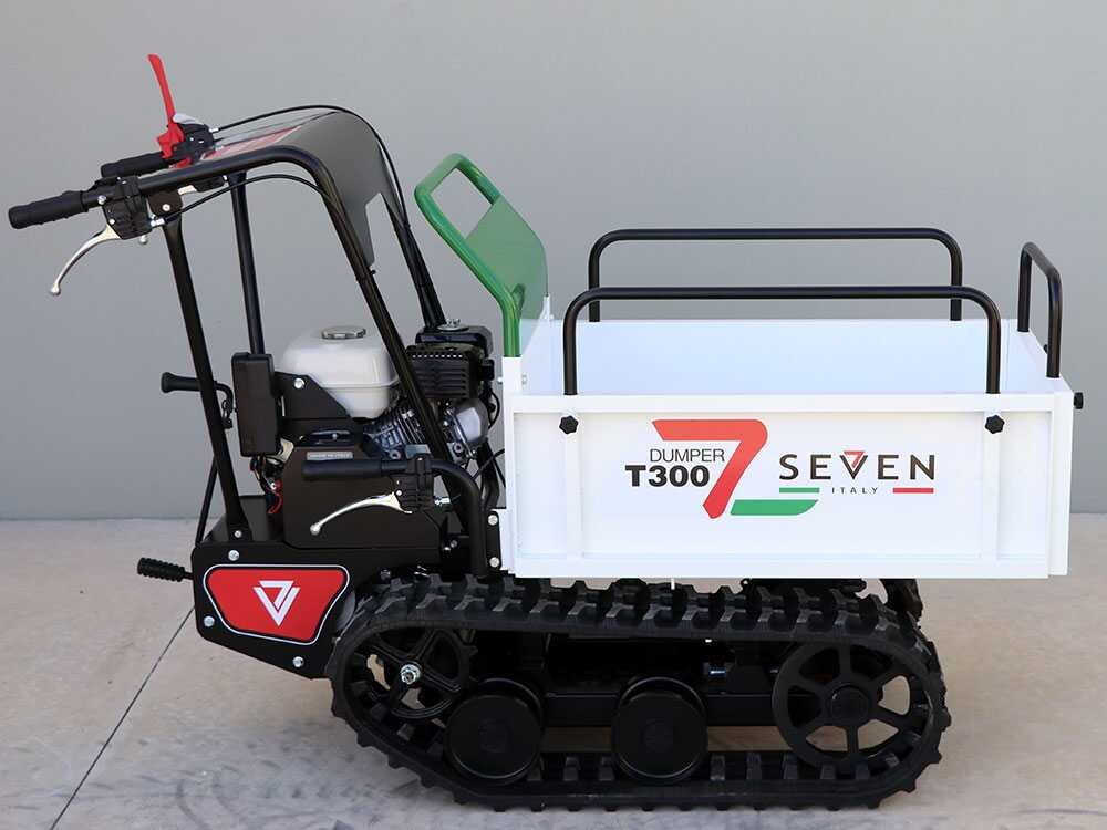 brouette à chenilles seven italy t300 gx e benne extensible charge 300 kg - Machines territoires brouette à chenilles seven italy t300 gx e benne extensible charge 300 kg