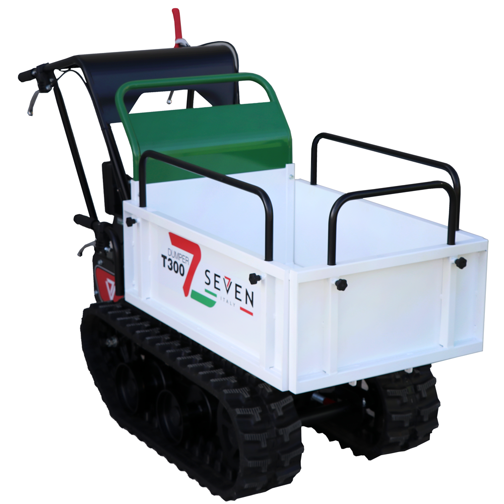 brouette à chenilles seven italy t300 gx e benne extensible charge 300 kg brouette à chenilles seven italy t300 gx e benne extensible charge 300 kg
