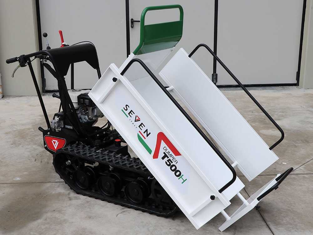 brouette à chenilles seven italy t500h gx benne extensible capacité 500 kg brouette à chenilles seven italy t500h gx benne extensible capacité 500 kg