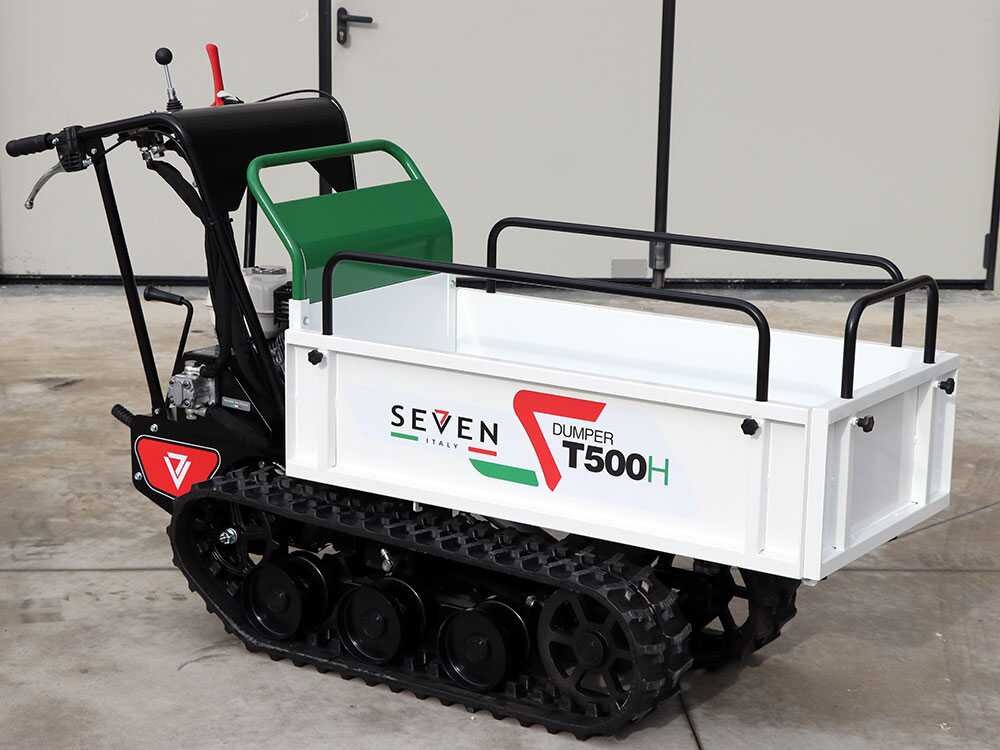 brouette à chenilles seven italy t500h gx benne extensible capacité 500 kg brouette à chenilles seven italy t500h gx benne extensible capacité 500 kg
