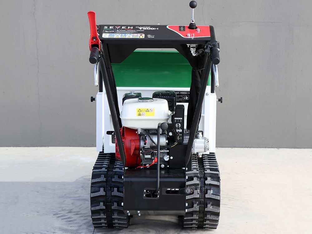 brouette à chenilles seven italy t500h gx e benne extensible charge 500 kg - Machines territoires brouette à chenilles seven italy t500h gx e benne extensible charge 500 kg