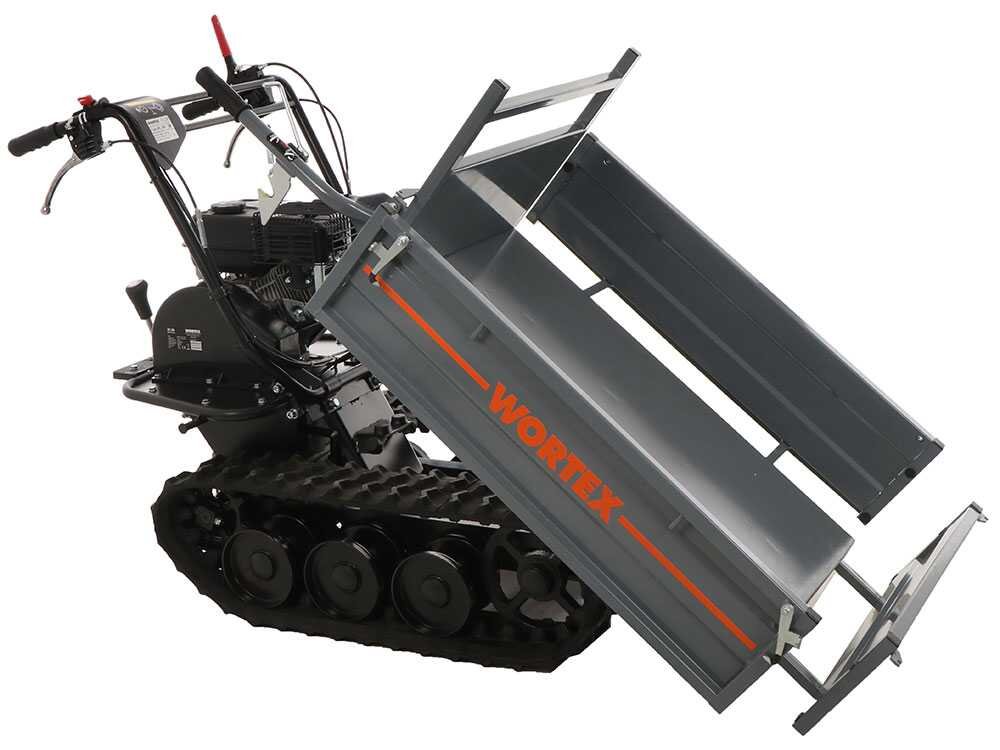 brouette à chenilles wortex sfl 300 caisson extensible avec charge de 300 kg