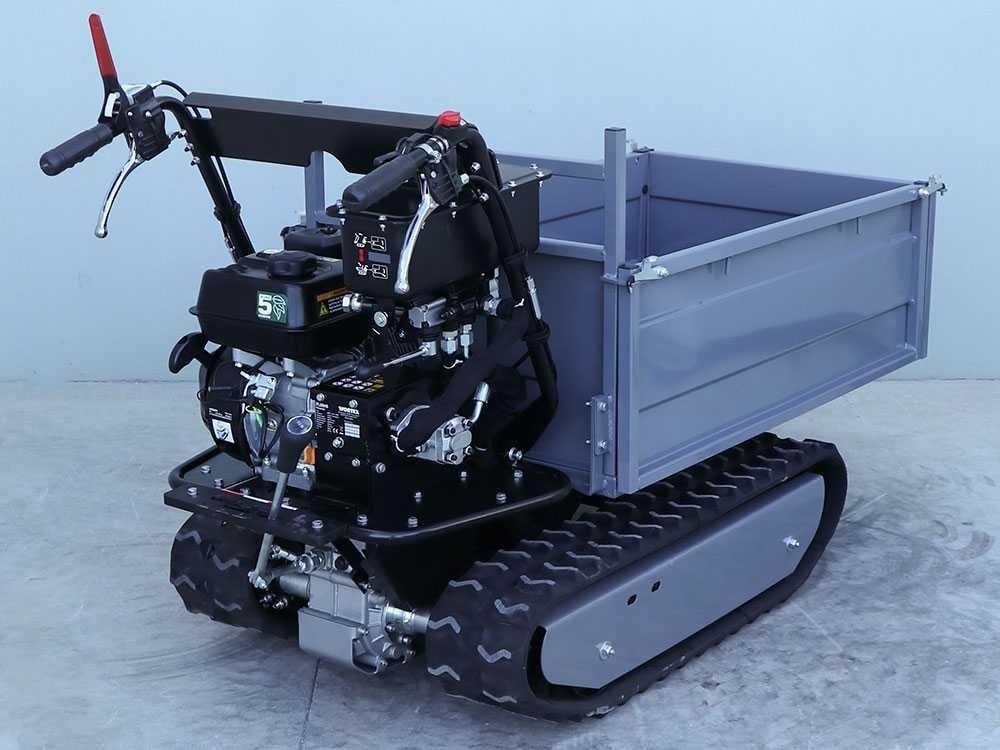 brouette à chenilles wortex sfl 500 hs caisson extensible avec charge de 500 kg