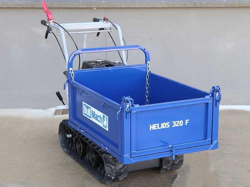 brouette à moteur à chenilles bullmach helios 320 f avec ridelles ouvrables charge 320 kg - Machines territoires brouette à moteur à chenilles bullmach helios 320 f avec ridelles ouvrables charge 320 kg