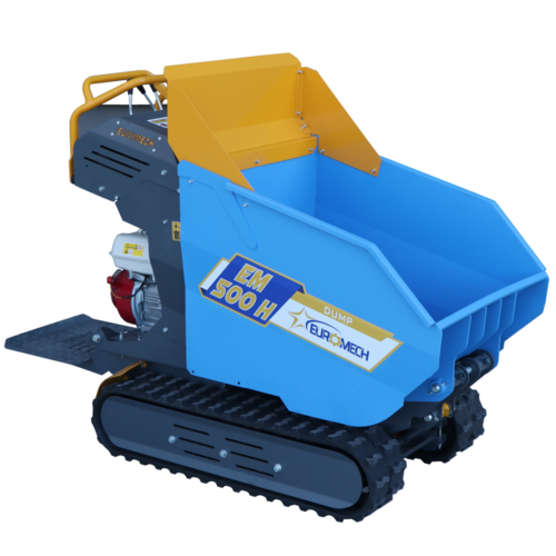 brouette motorisée à chenilles euromech em500h dump caisson dumper hydraulique 500 kg brouette motorisée à chenilles euromech em500h dump caisson dumper hydraulique 500 kg