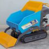 brouette motorisée euromech em500h dump & shovel benne dumper hydraulique 500 kg avec pelle